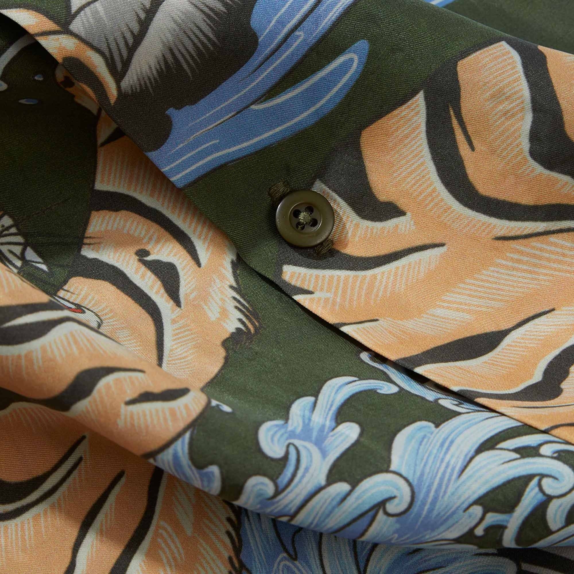 Maharishi Tiger Camp Collar Shirt - Olive