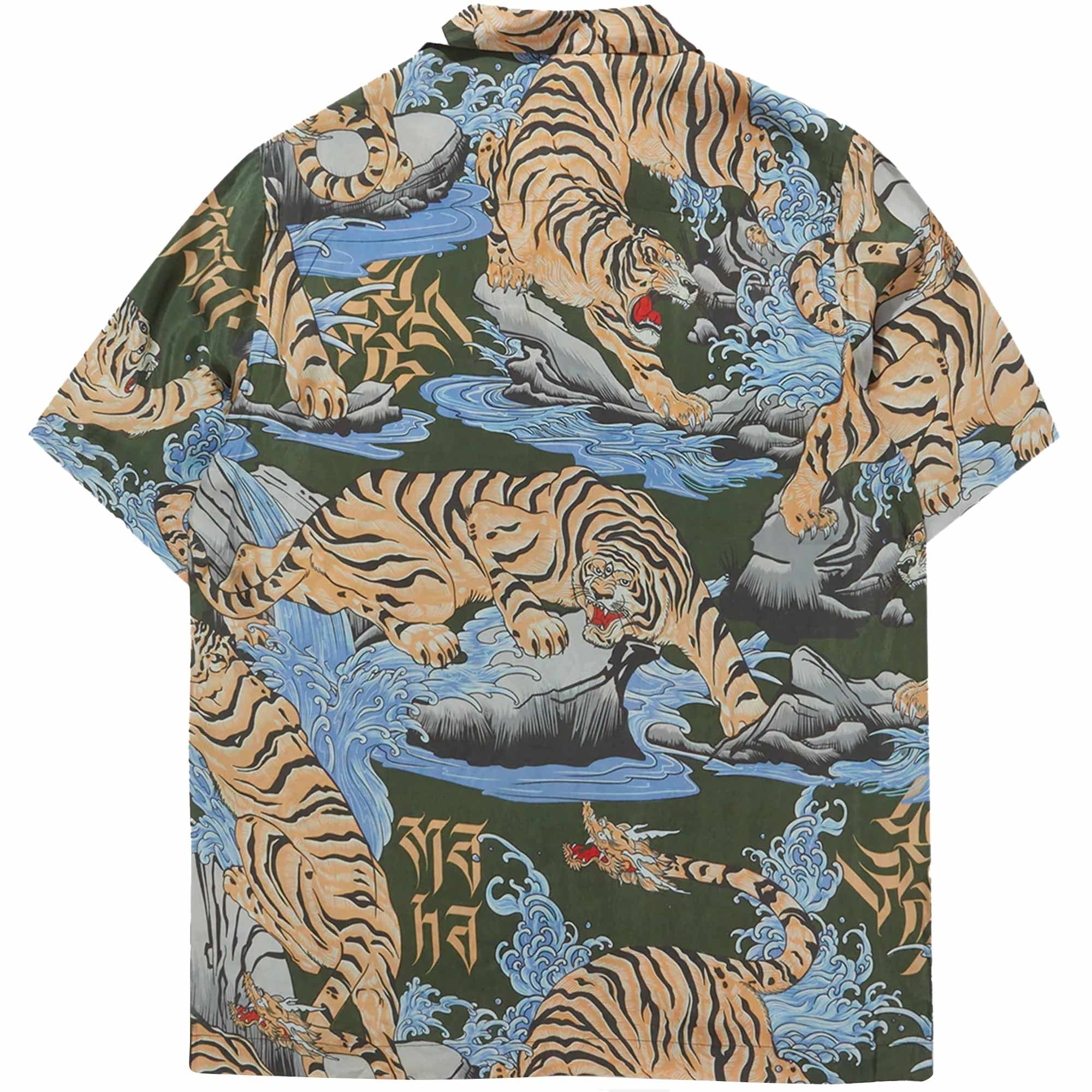 Maharishi Tiger Camp Collar Shirt - Olive