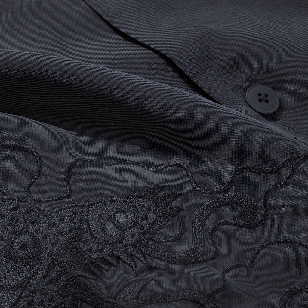 Maharishi Tibetan Dragon Camp Shirt - Black