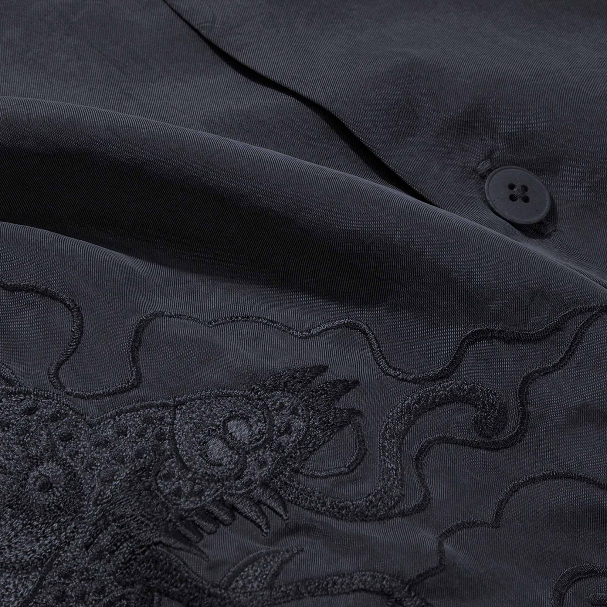 Maharishi Tibetan Dragon Camp Shirt - Black