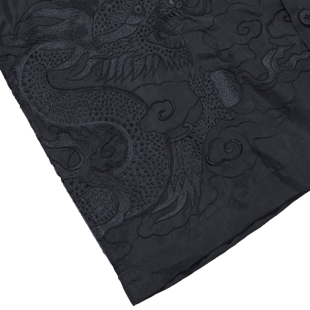 Maharishi Tibetan Dragon Camp Shirt - Black