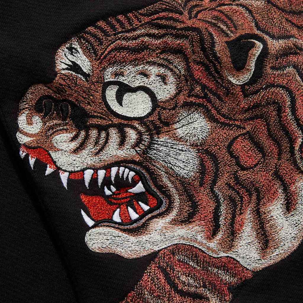 Maharishi Dragon & Tigers Hooded Sweat - Black