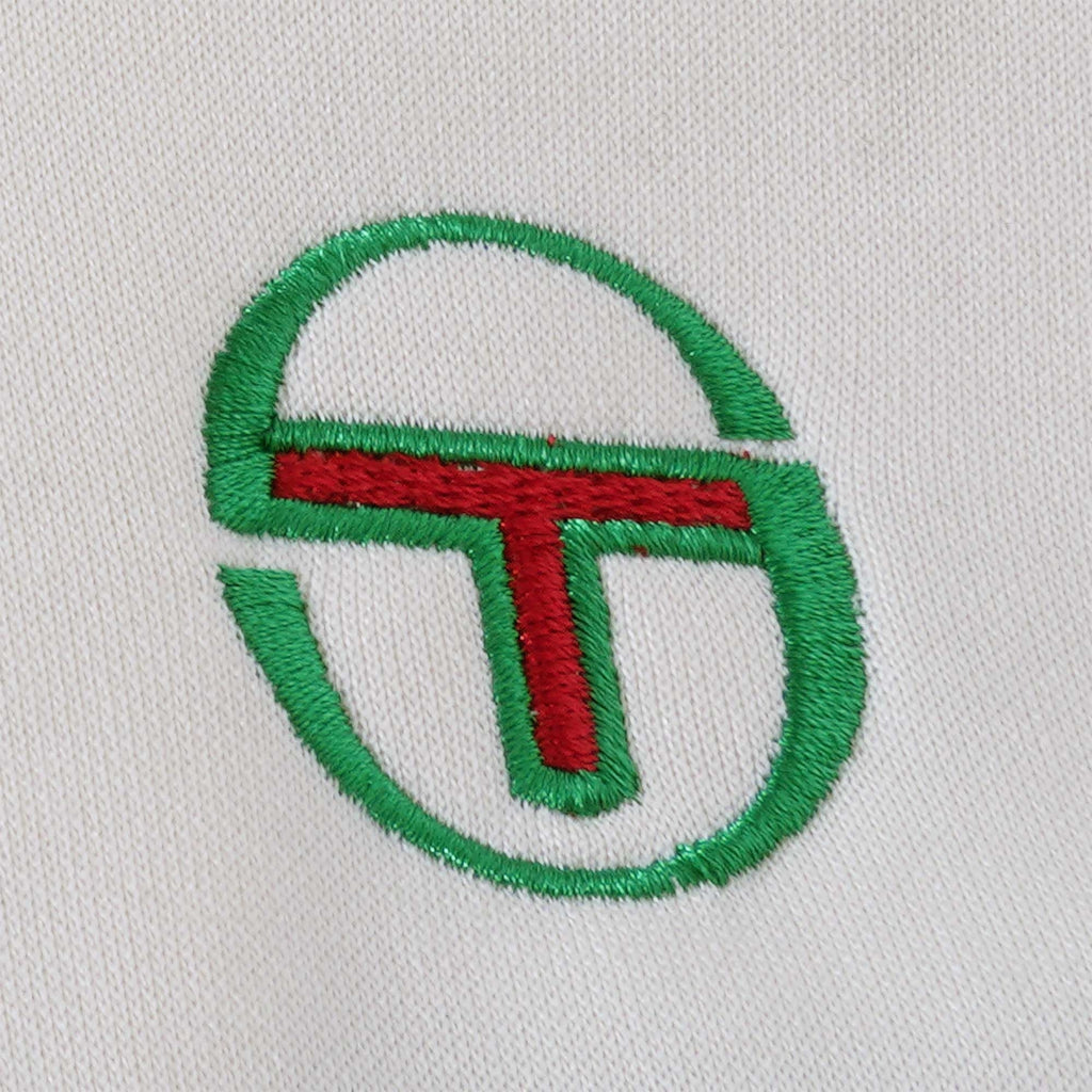 Sergio Tacchini Tomme Track Top - Black/Gardenia