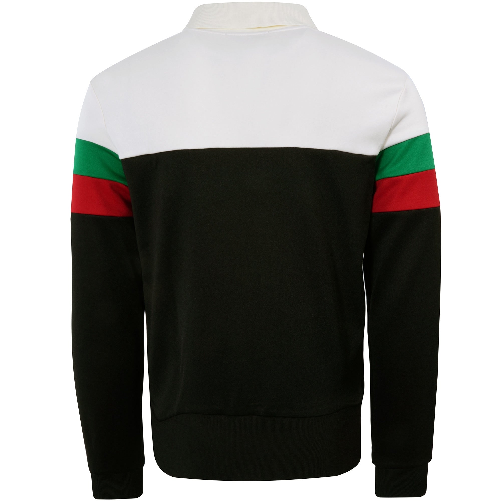 Sergio Tacchini Tomme Track Top - Black/Gardenia
