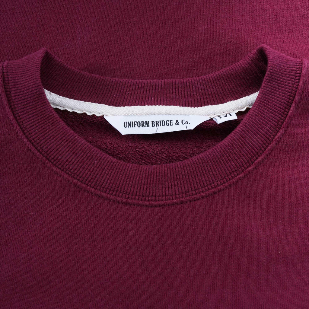 Uniform Bridge Athletic Dept Sweatshirt - Burgundy