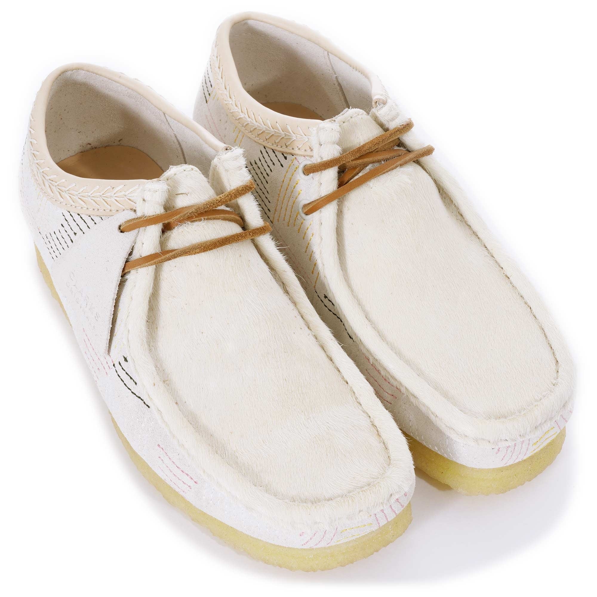 Clarks Originals Wallabee - Off White Hairy – Stuarts London