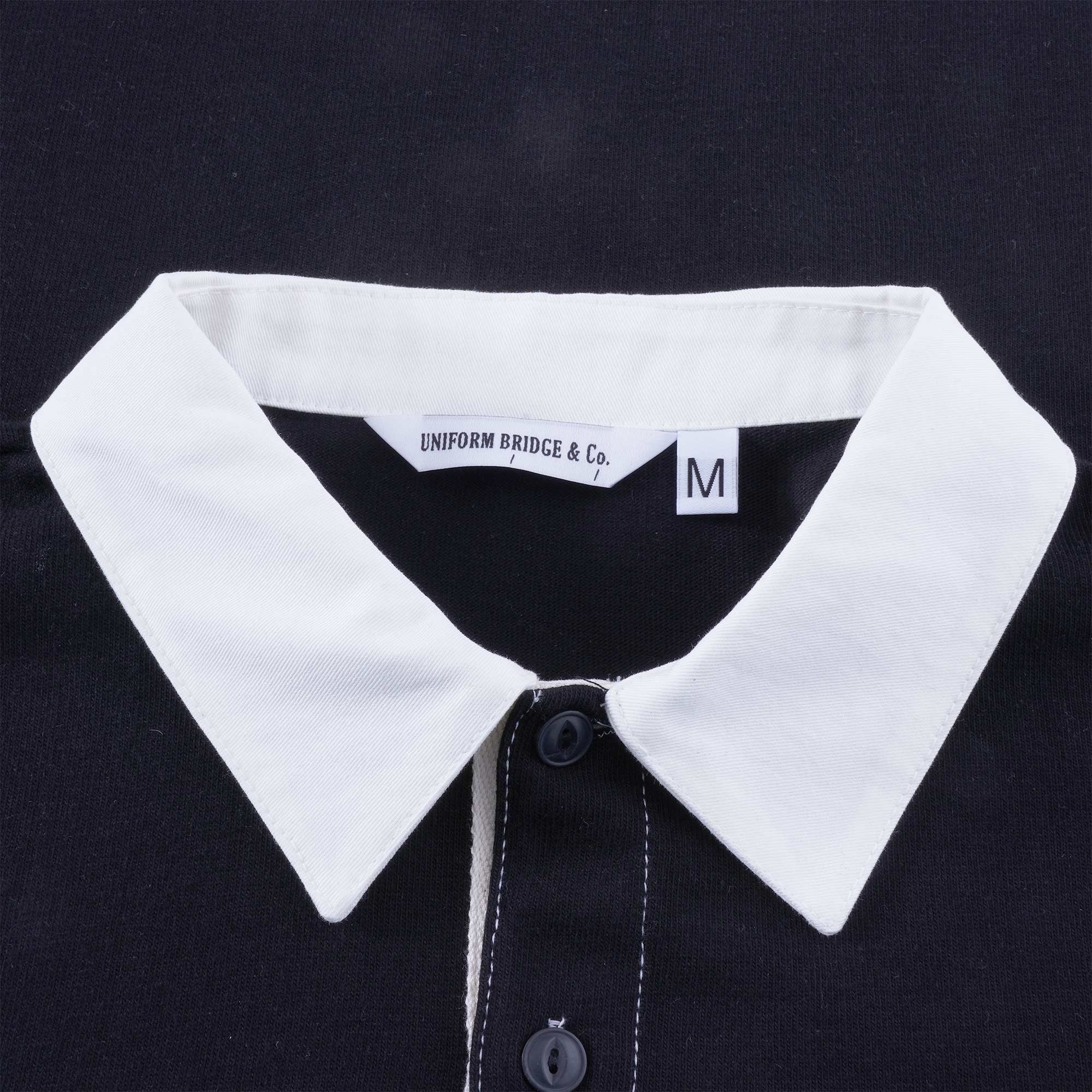 Uniform Bridge Pocket Stitch Polo Shirt - Black
