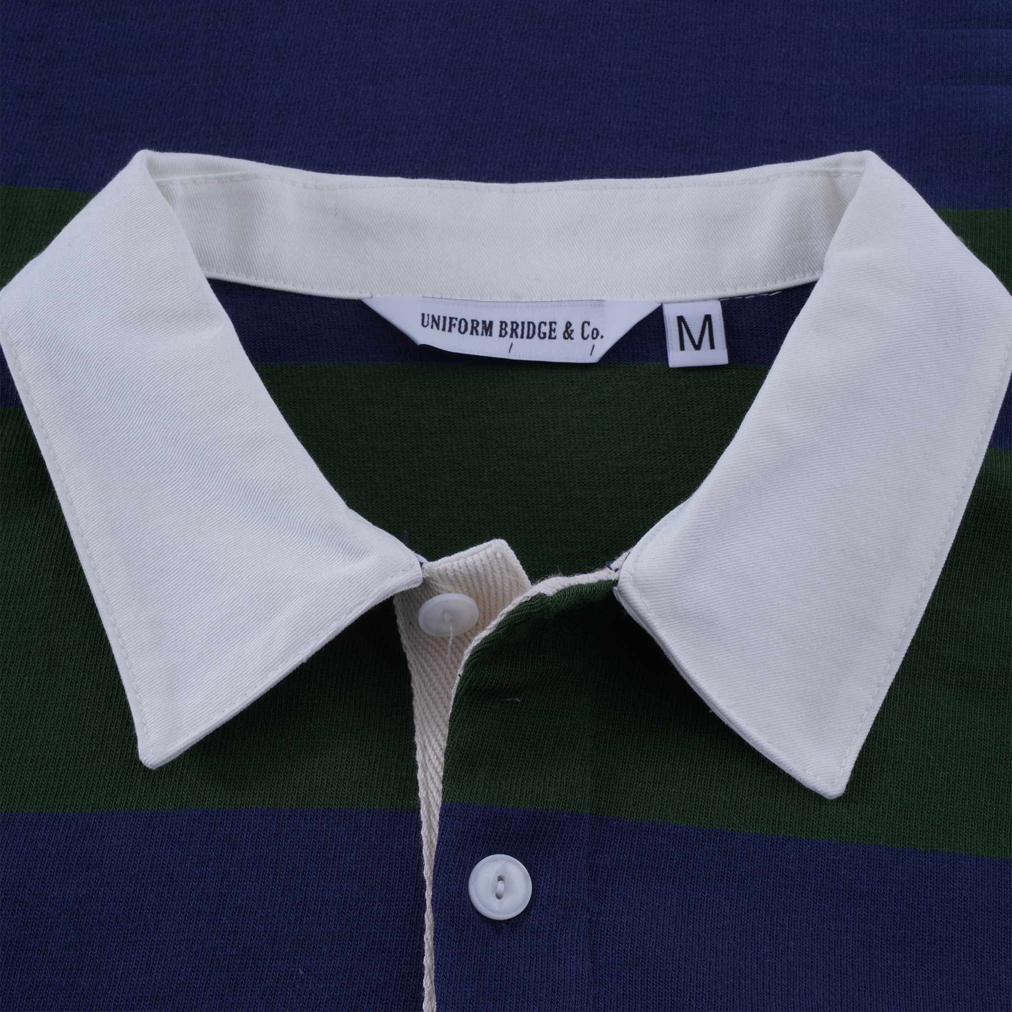 Uniform Bridge Naval Collar Tee - Green