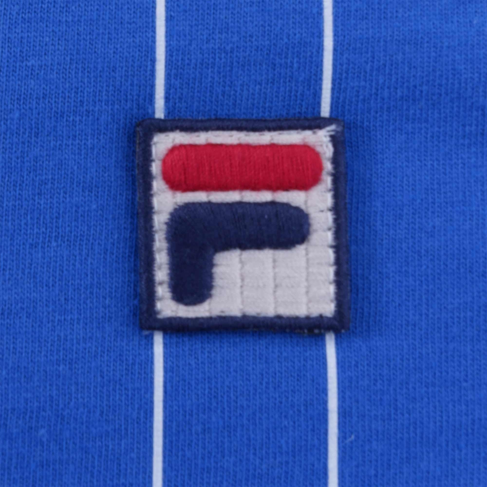 Fila Vintage BB1 Classic Vintage Striped Polo - Strong Blue