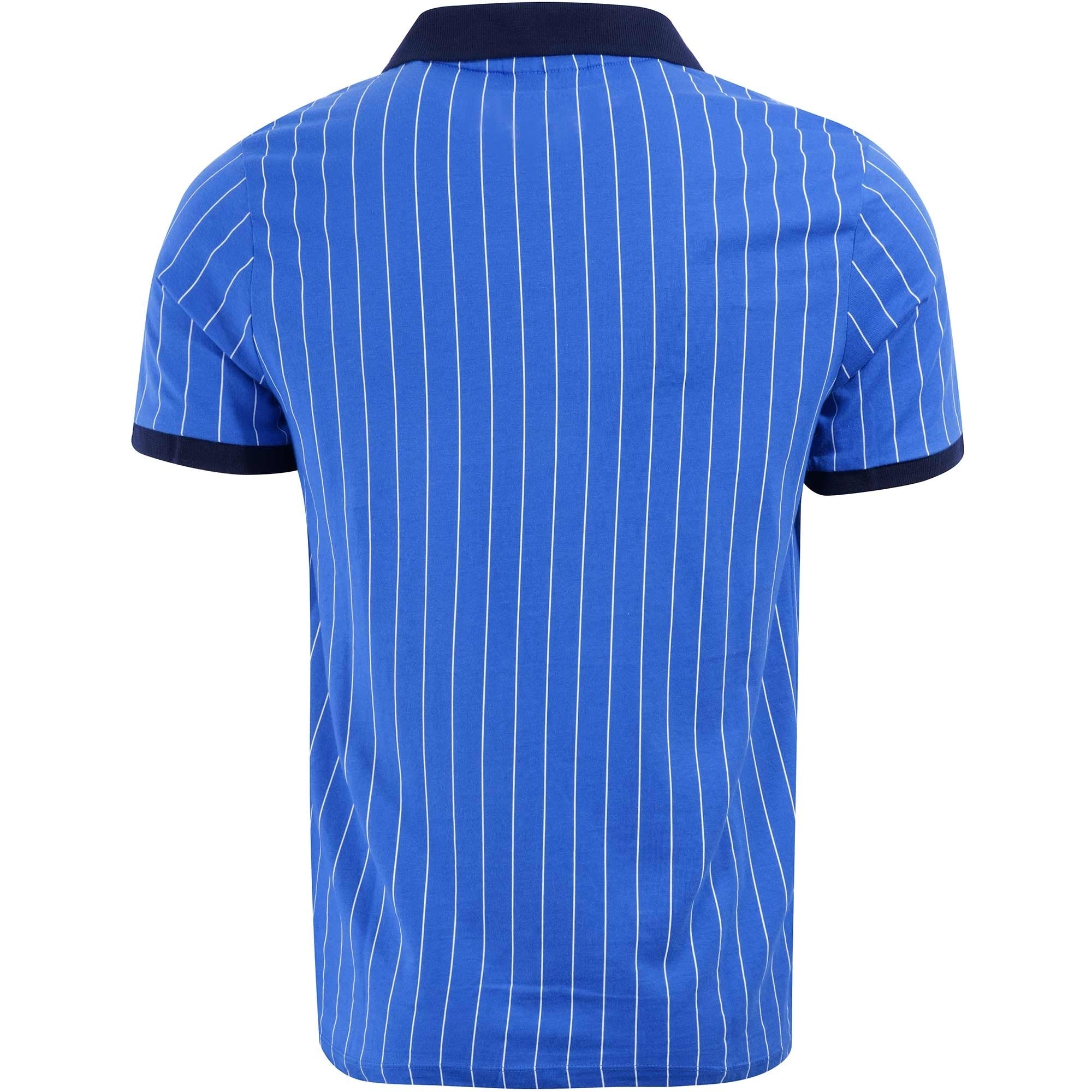 Fila Vintage BB1 Classic Vintage Striped Polo - Strong Blue