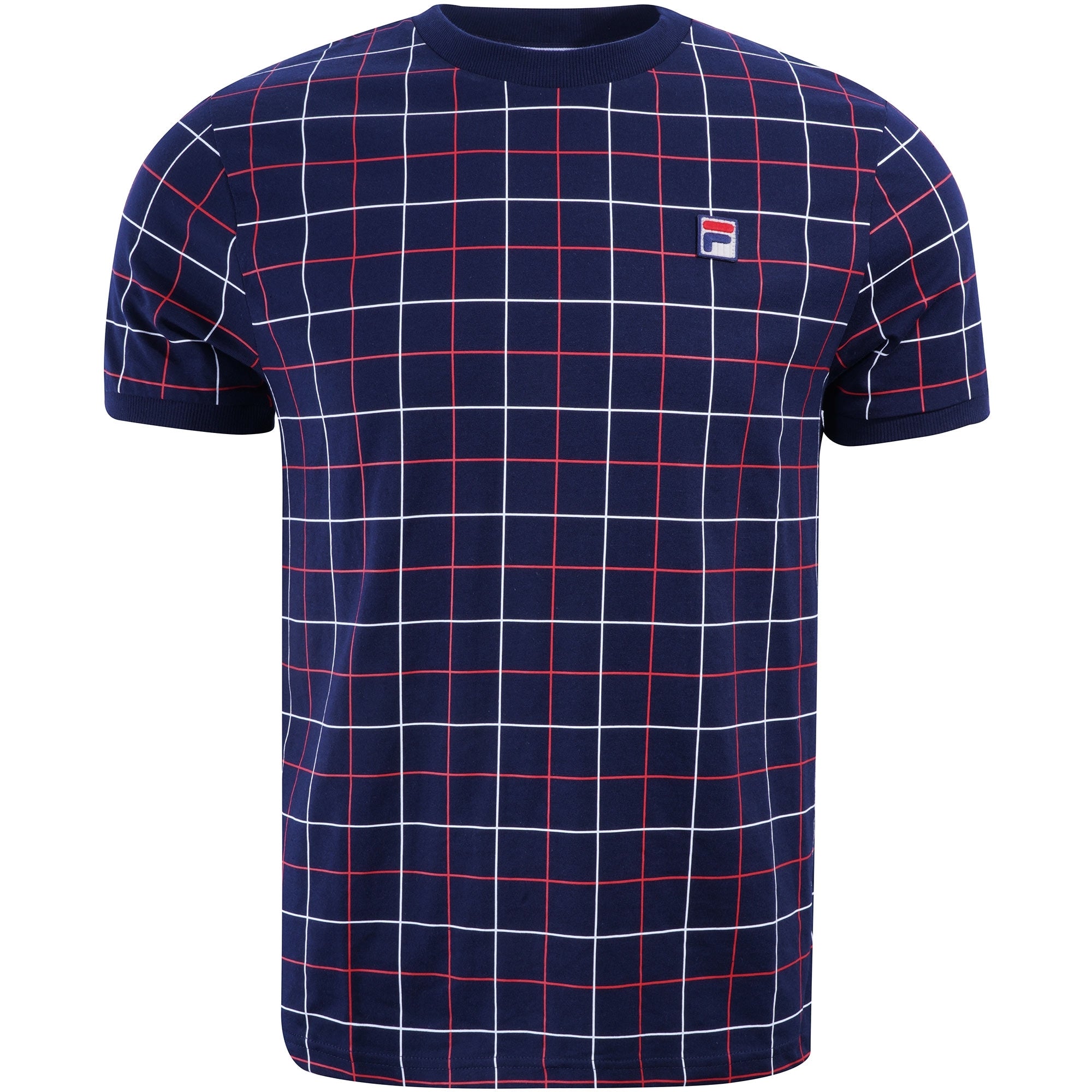 Fila Vintage Casbian Ringer T-Shirt - Navy