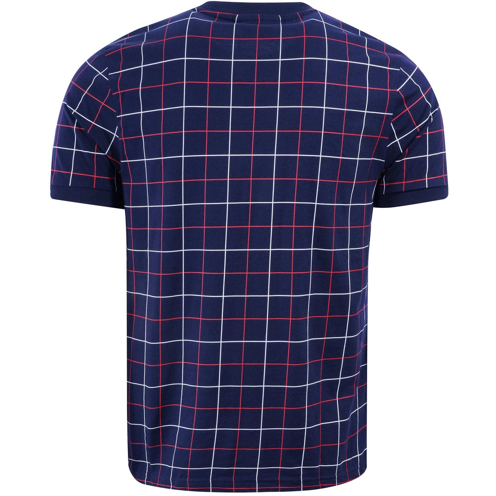 Fila Vintage Casbian Ringer T-Shirt - Navy