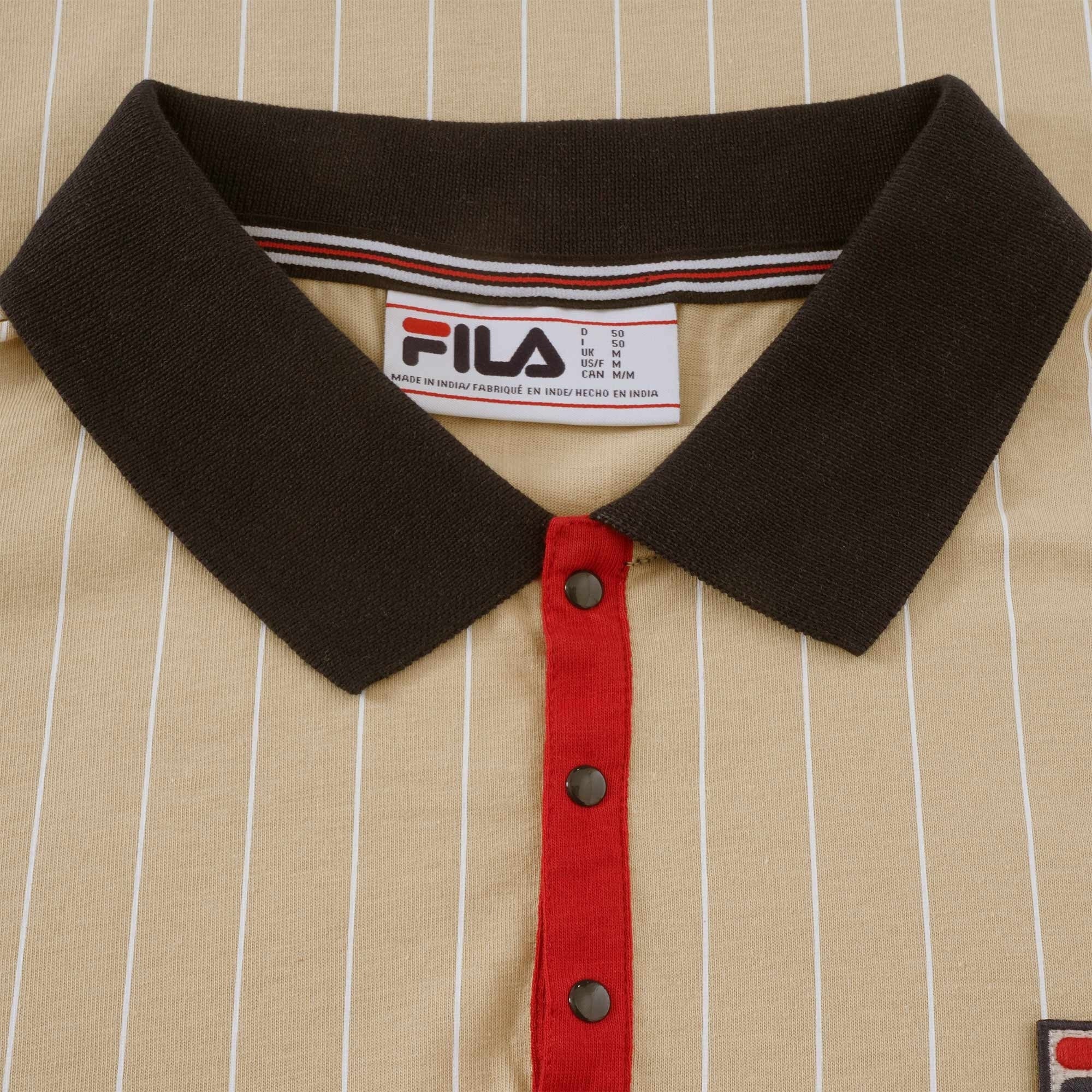 Fila Vintage BB1 Classic Vintage Striped Polo - Boulder