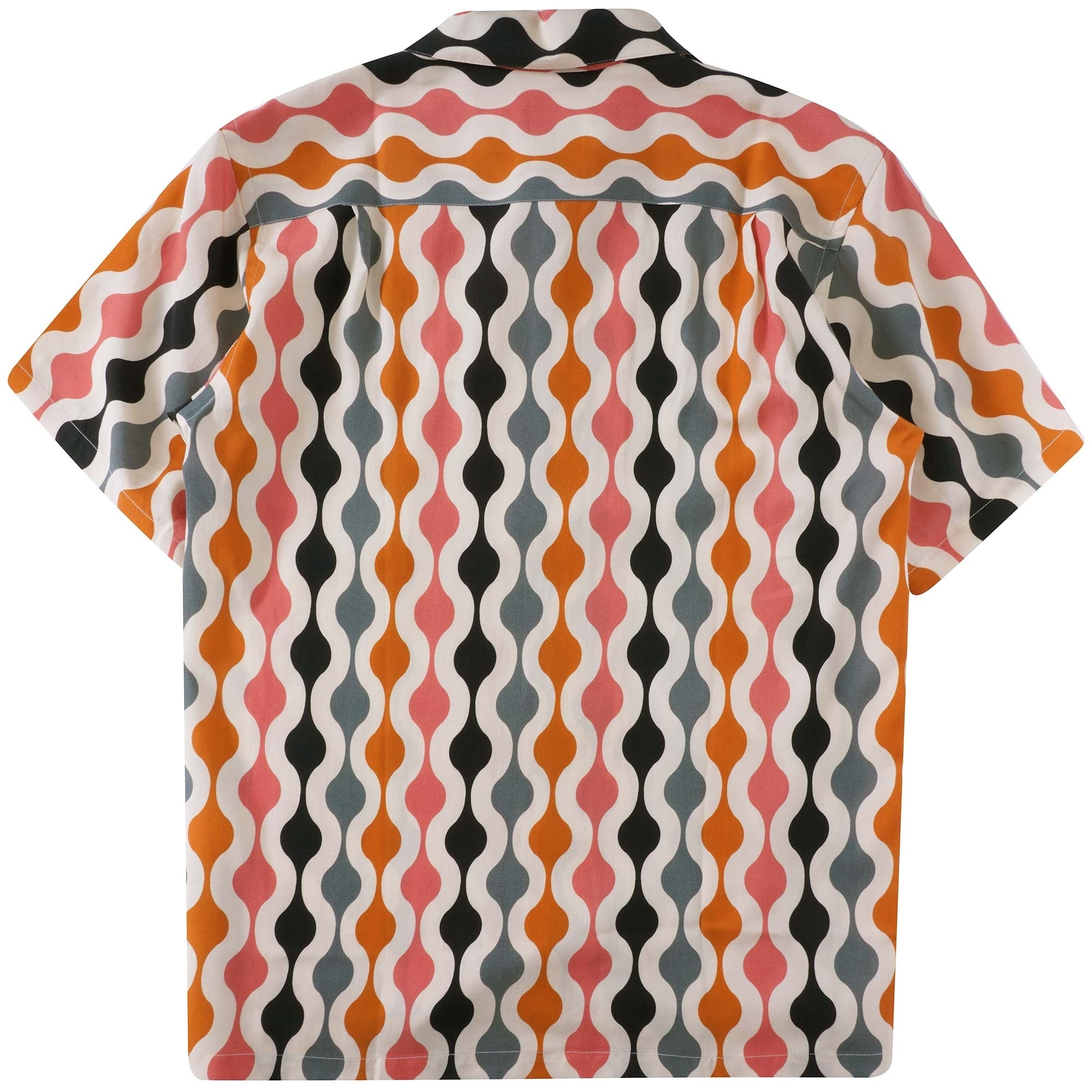 Portuguese Flannel Drop 2 Shirt - Pink/Orange/Black/Grey