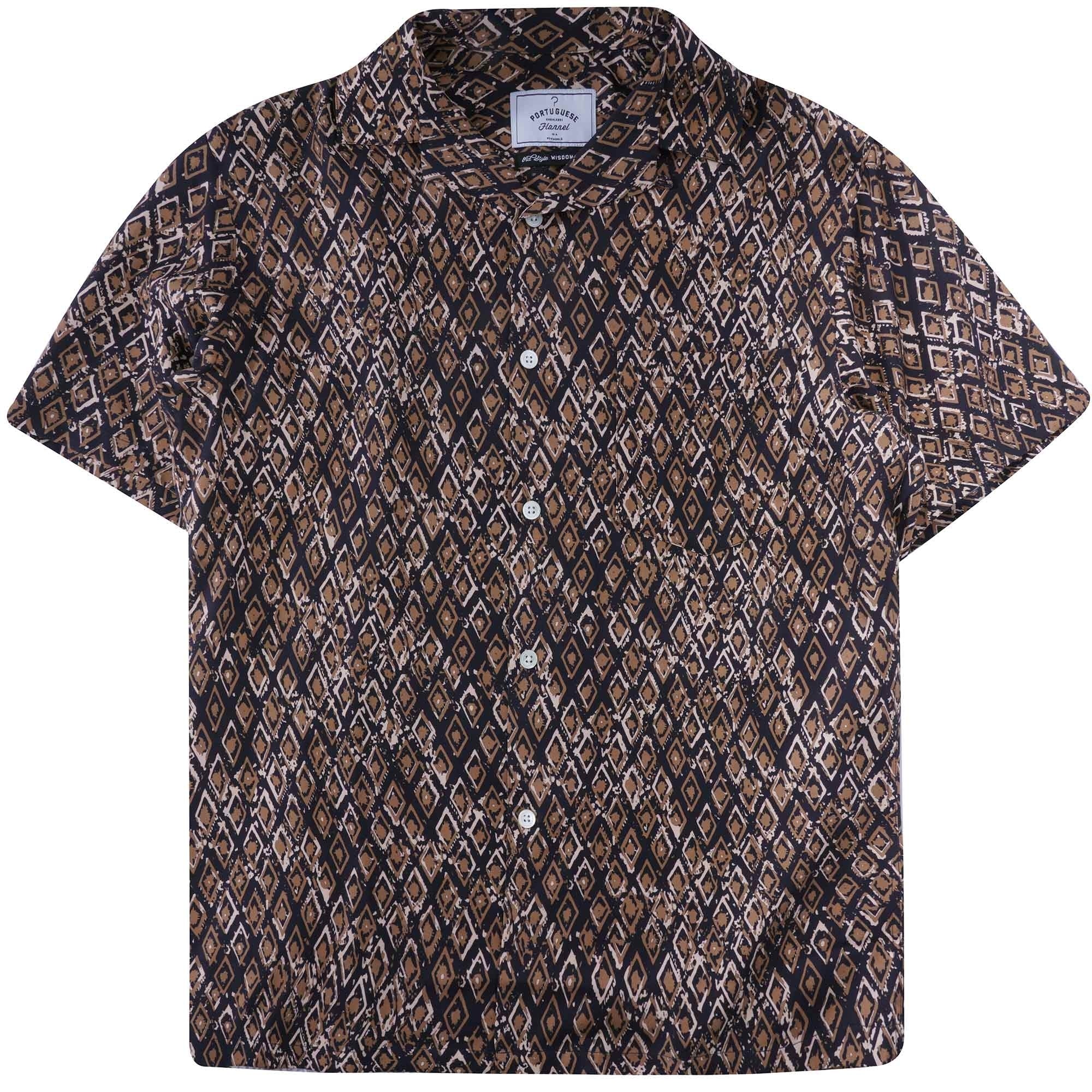 Portuguese Flannel Losan Shirt - Brown/Black