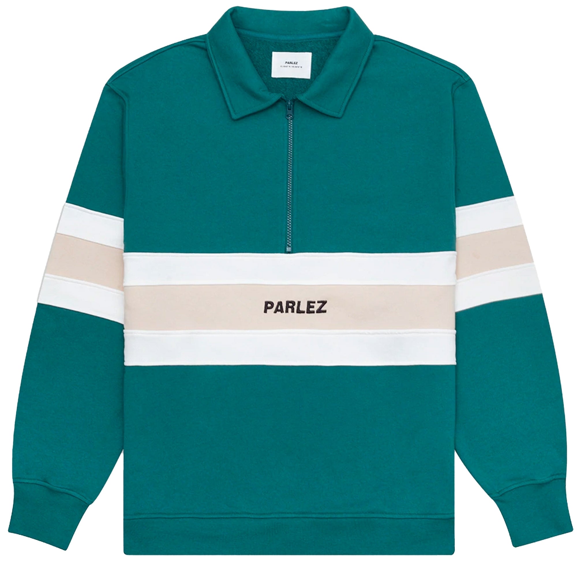 Parlez Tether Quarter Zip - Dusty Teal