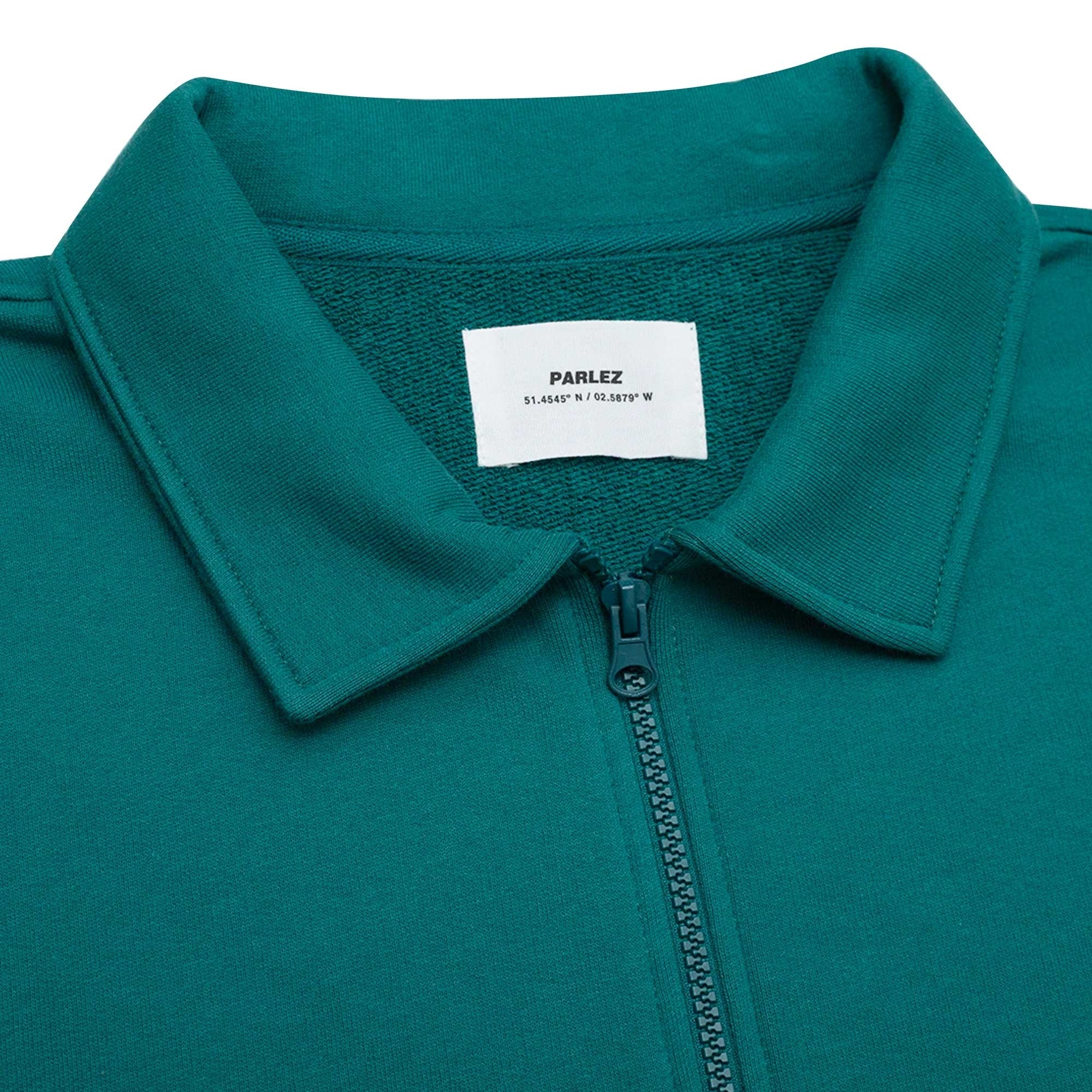 Parlez Tether Quarter Zip - Dusty Teal