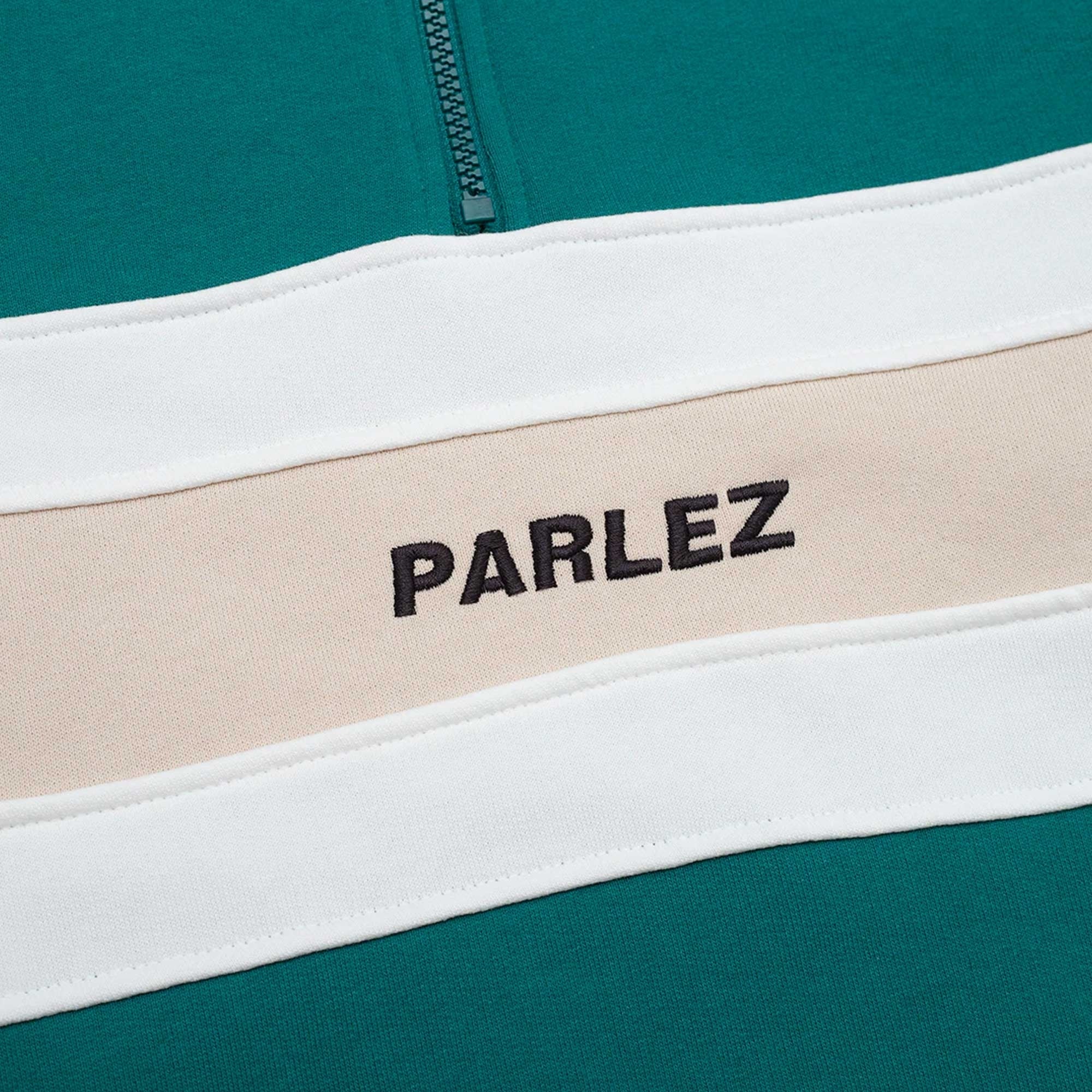 Parlez Tether Quarter Zip - Dusty Teal