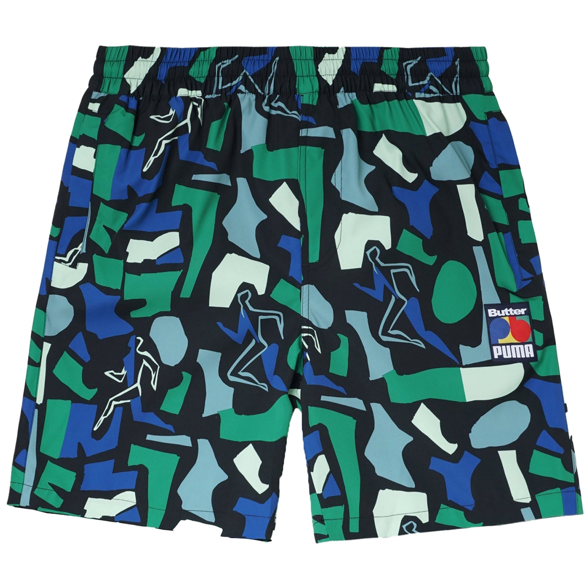 Puma x Butter Goods Printed Shorts - Mineral Blue