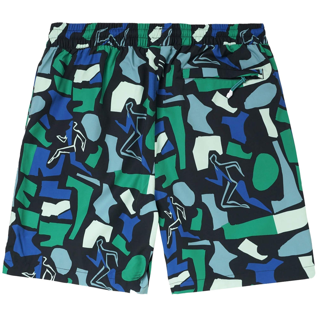Puma x Butter Goods Printed Shorts - Mineral Blue