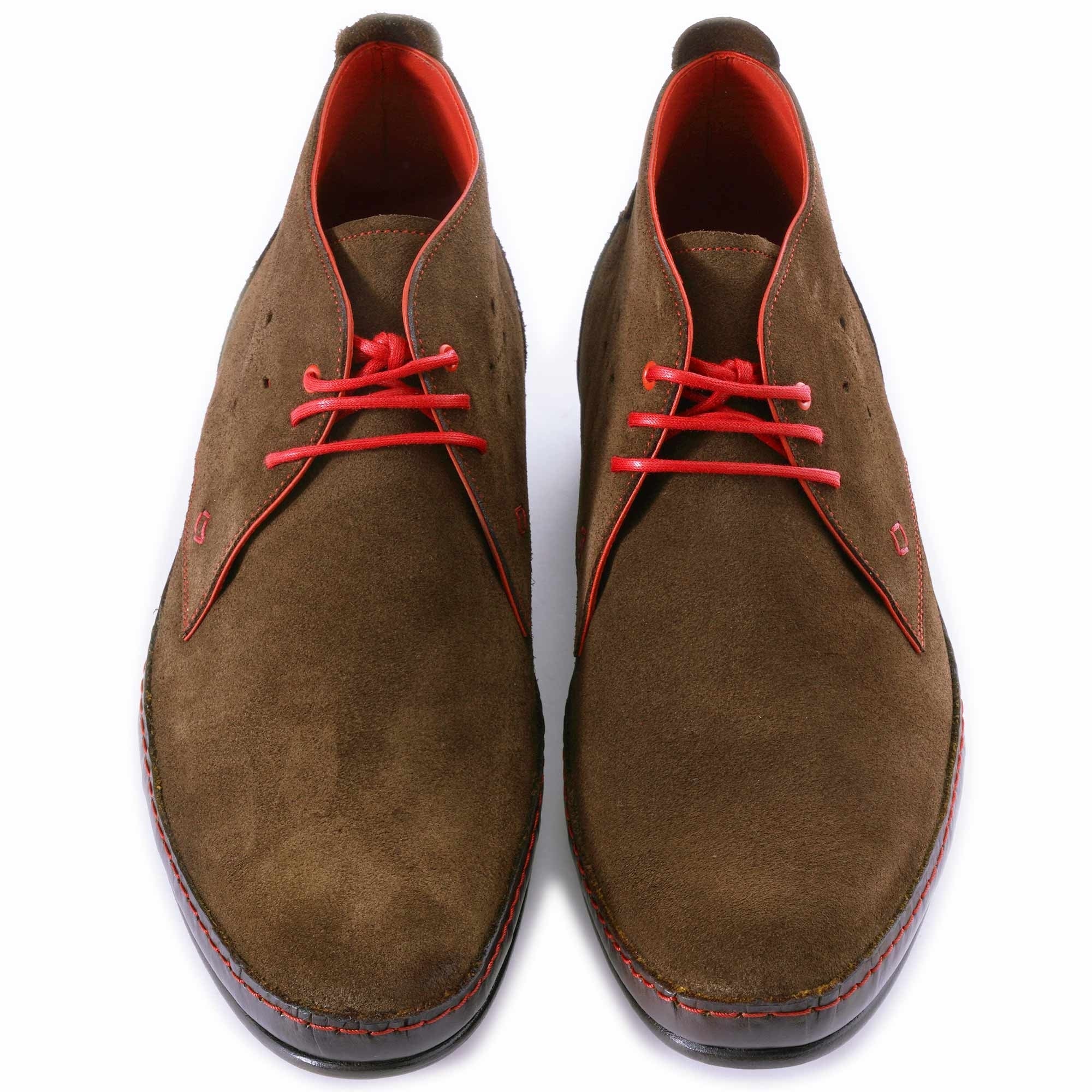 Jeffery West Jimmy Modernist Chukka Boot - Chocolate Suede