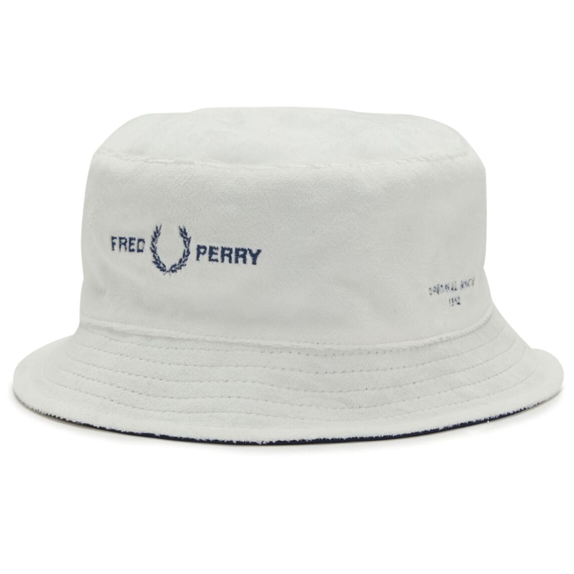 Fred Perry Reversible Bucket Hat - Snow White