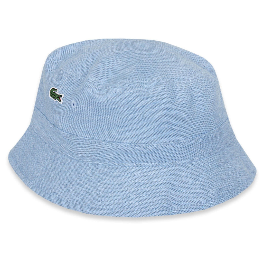 Lacoste Organic Cotton Bob Hat - Light Blue