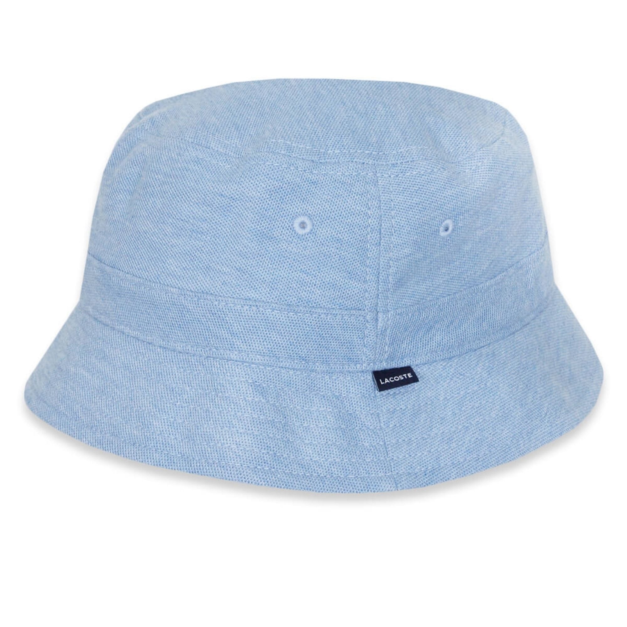 Lacoste Organic Cotton Bob Hat - Light Blue