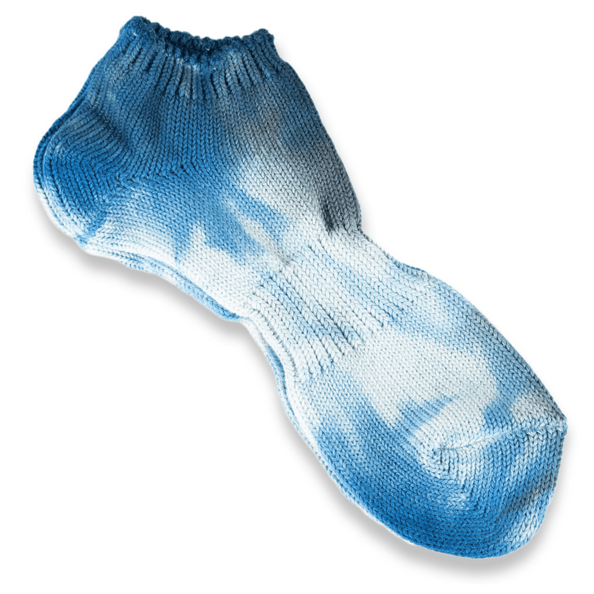Anonymous Ism Tie Dye Ankle Socks - Navy