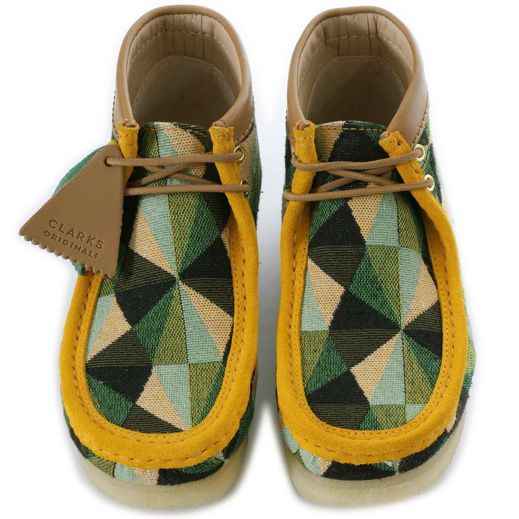 Clarks Originals Wallabee Boot - Green/Yellow/Black