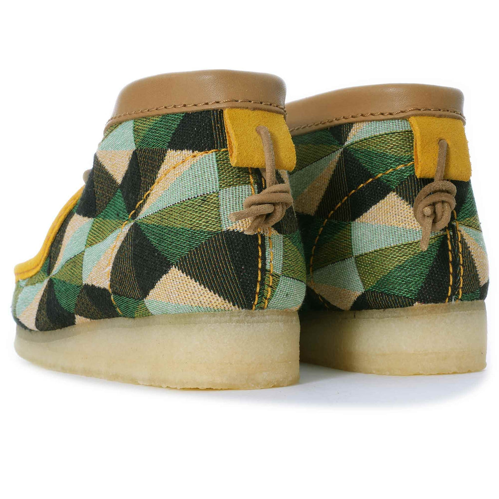 Clarks Originals Wallabee Boot - Green/Yellow/Black