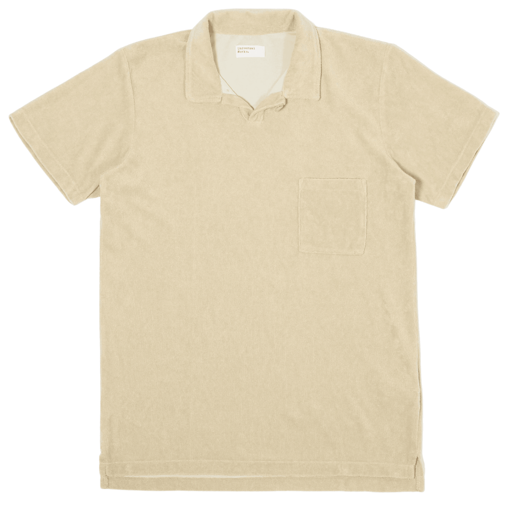 Universal Works Vacation Polo Shirt -  Sand