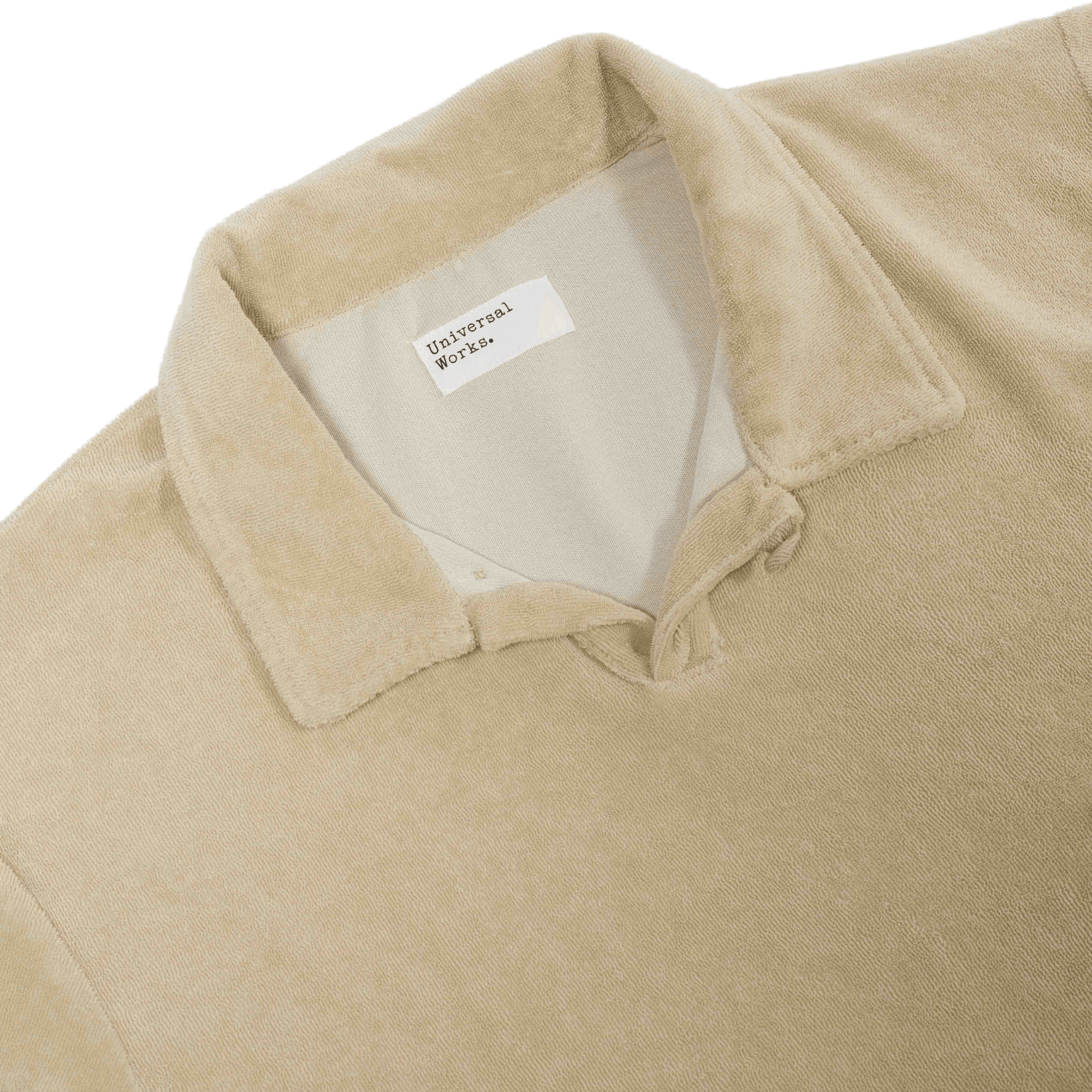 Universal Works Vacation Polo Shirt -  Sand
