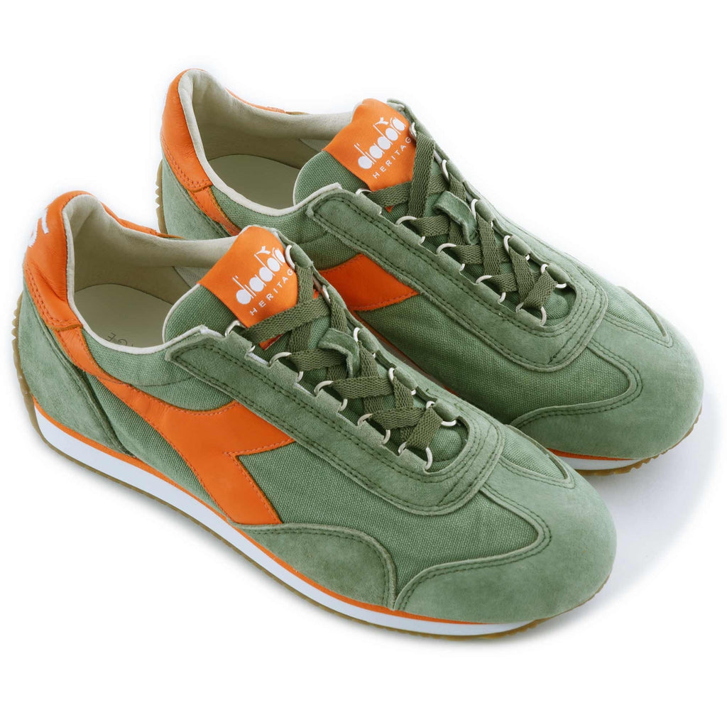 Diadora Equipe H Canvas Stone Wash - Green Loden