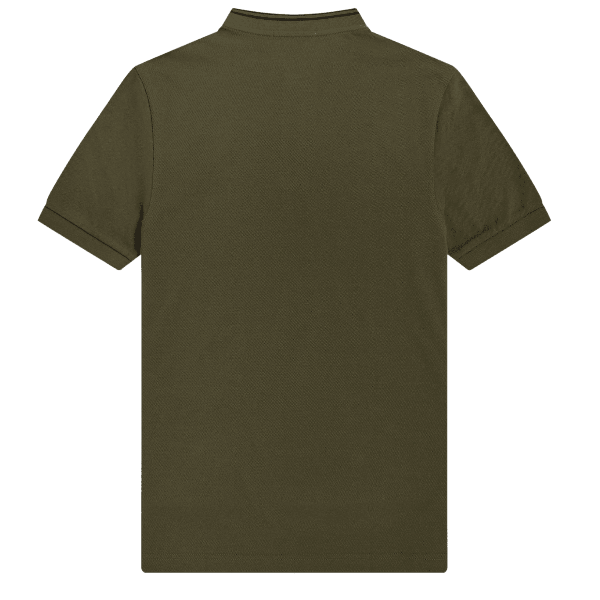 Fred Perry M4 Bomber Collar Polo Shirt - Military Green