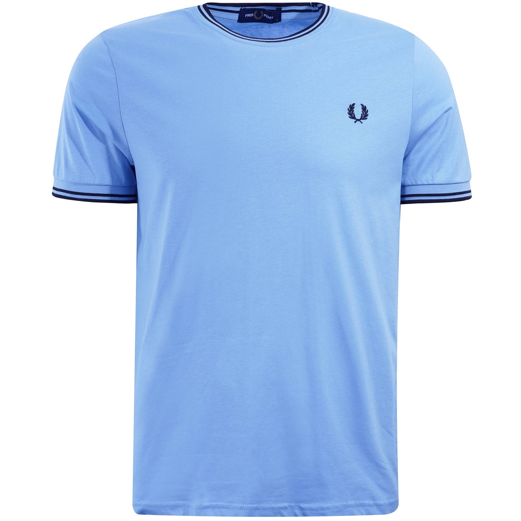Fred Perry Twin Tipped T-Shirt - Sky