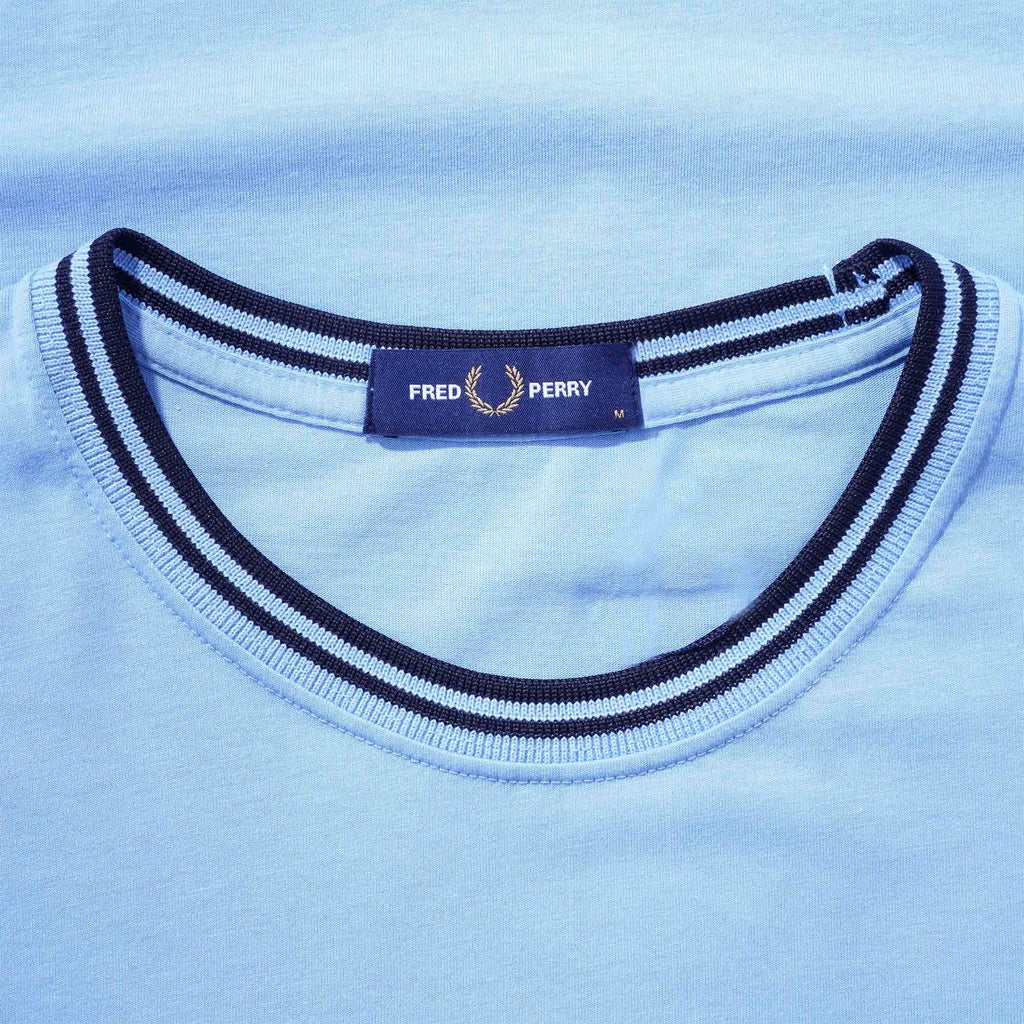 Fred Perry Twin Tipped T-Shirt - Sky