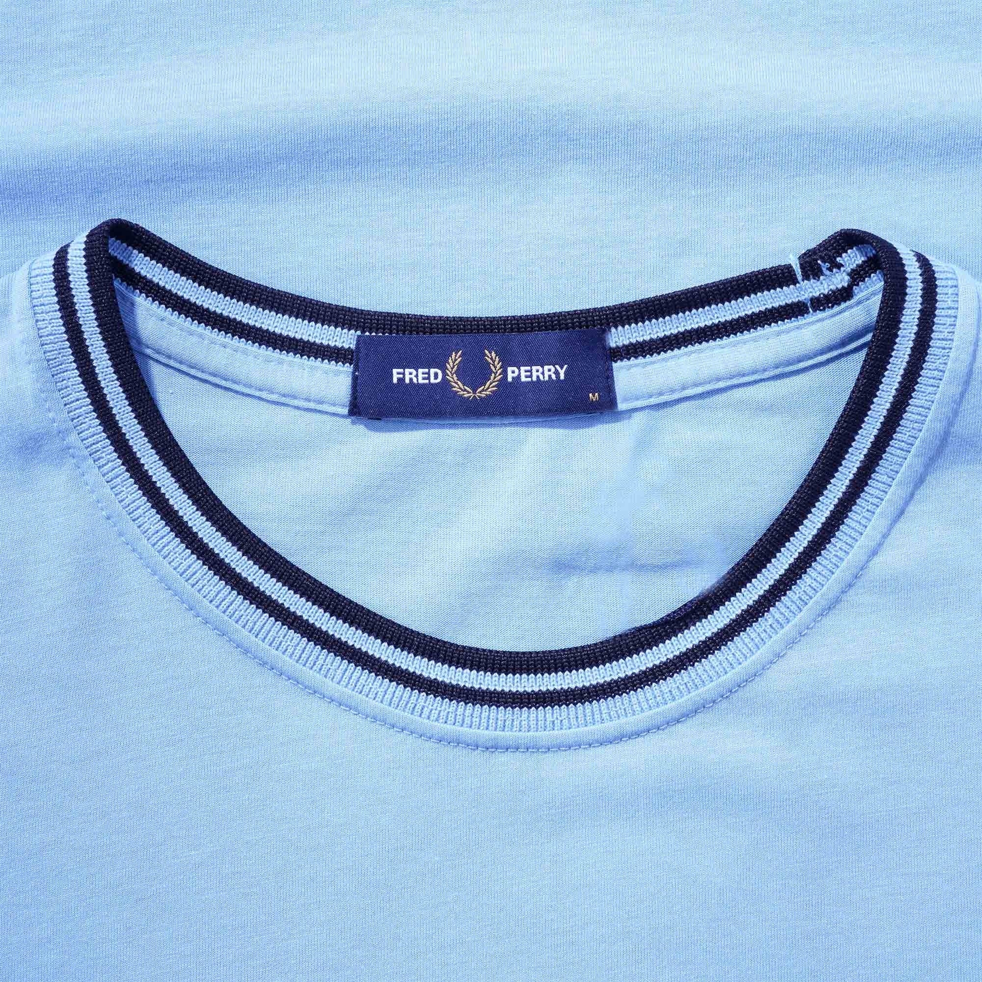 Fred Perry Twin Tipped T-Shirt - Sky
