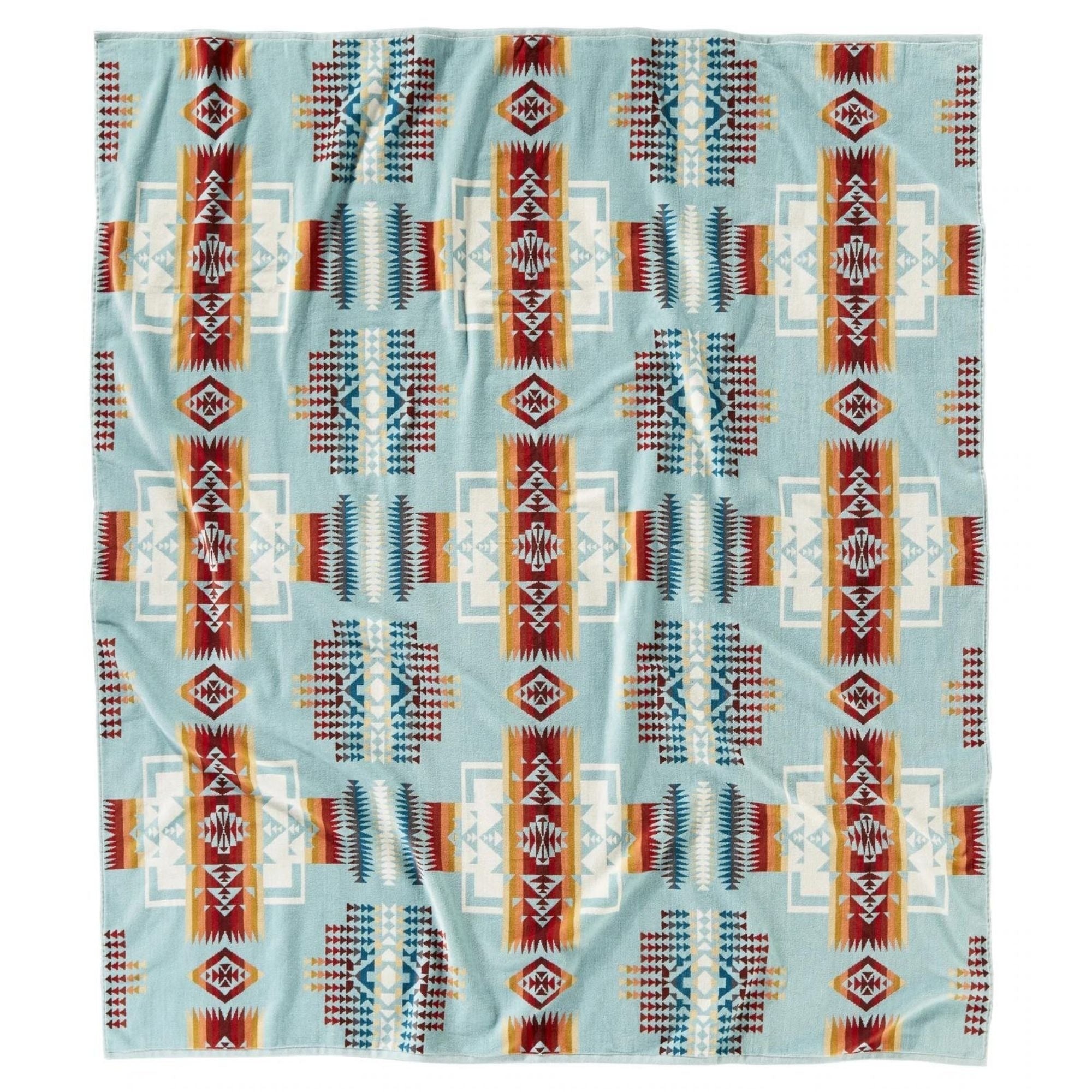 Pendleton Woolen Mills Towel For Two - Chief Joseph Aqua