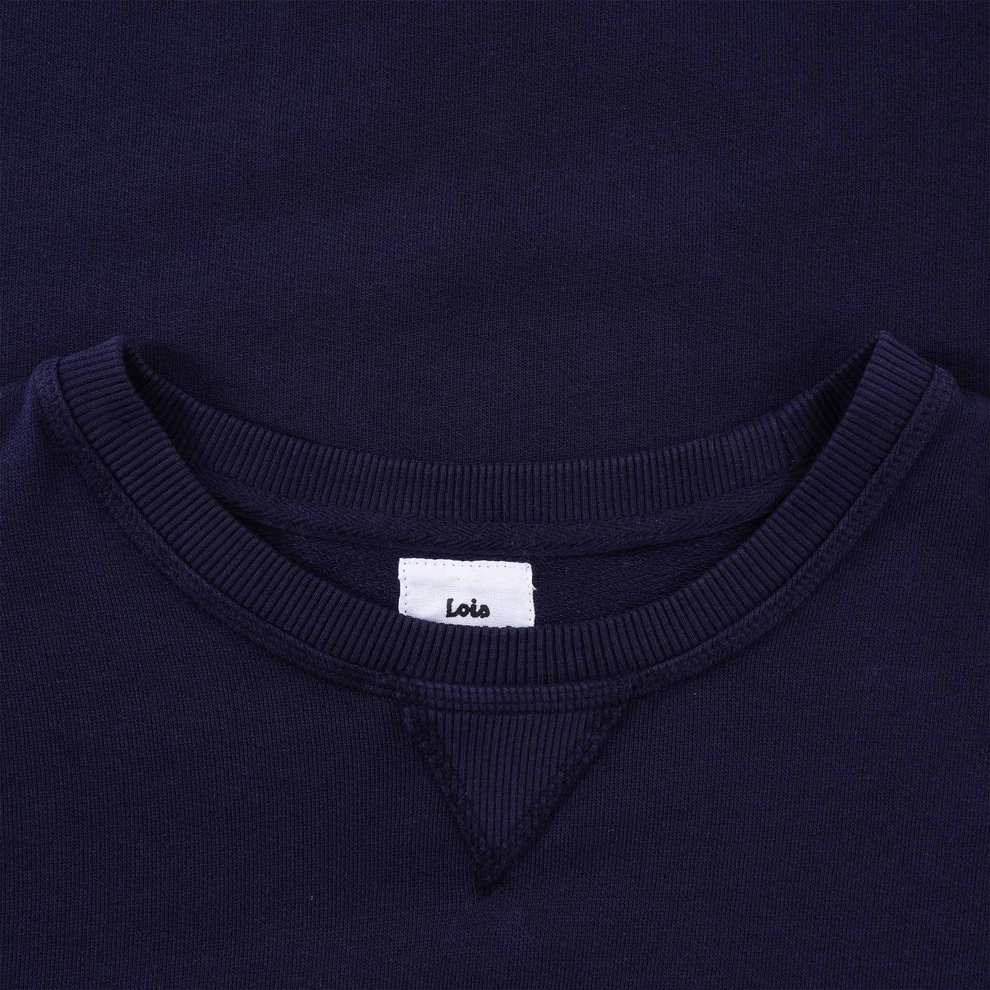 Lois Jeans Felpa Special Varsity Sweatshirt- Navy