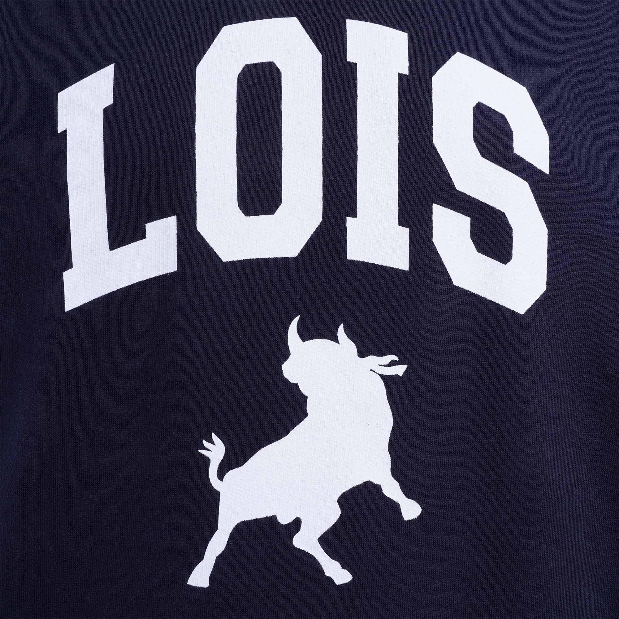 Lois Jeans Felpa Special Varsity Sweatshirt- Navy