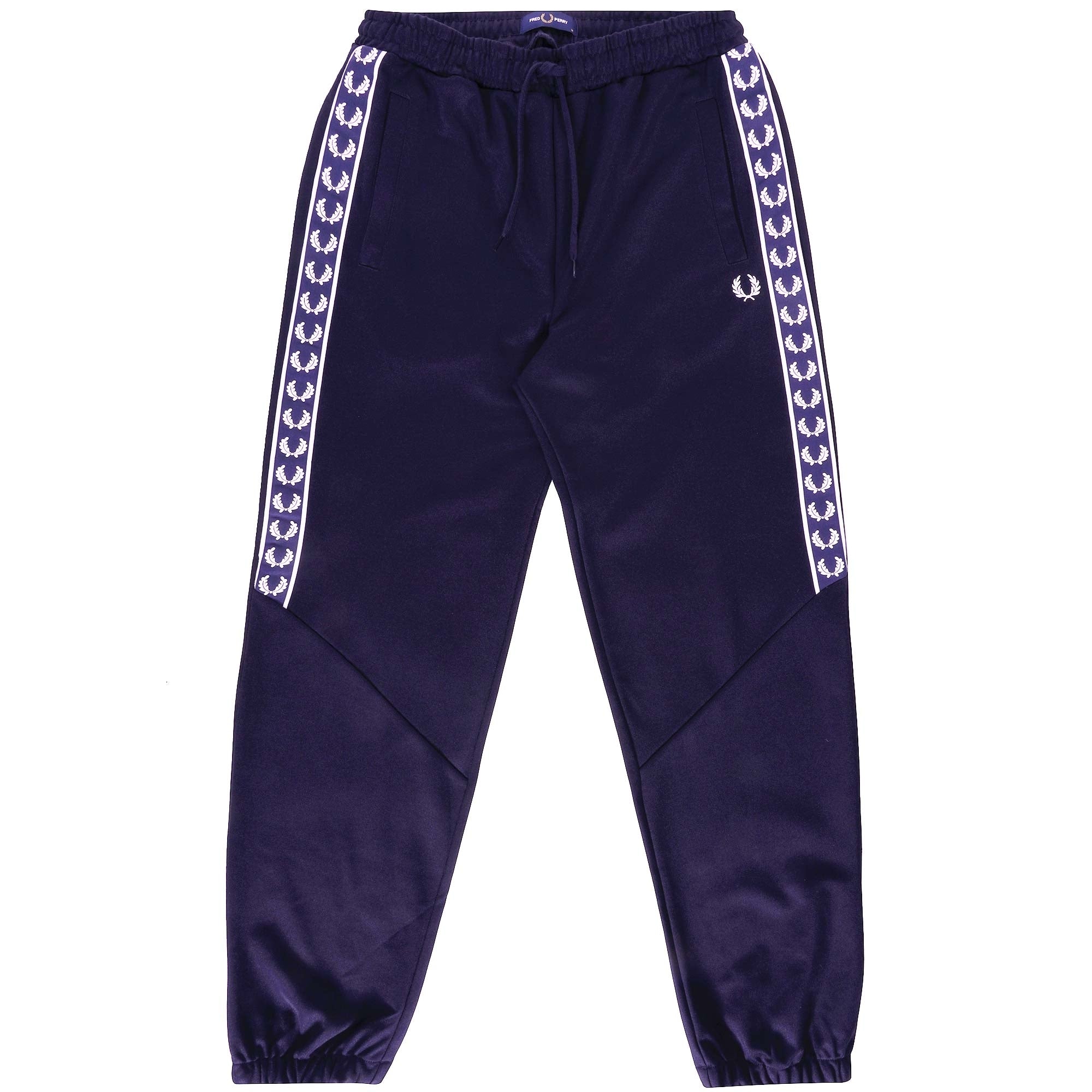 Fred Perry Panelled Taped Track Pants - Navy