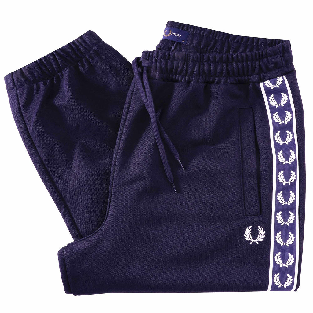 Fred Perry Panelled Taped Track Pants - Navy