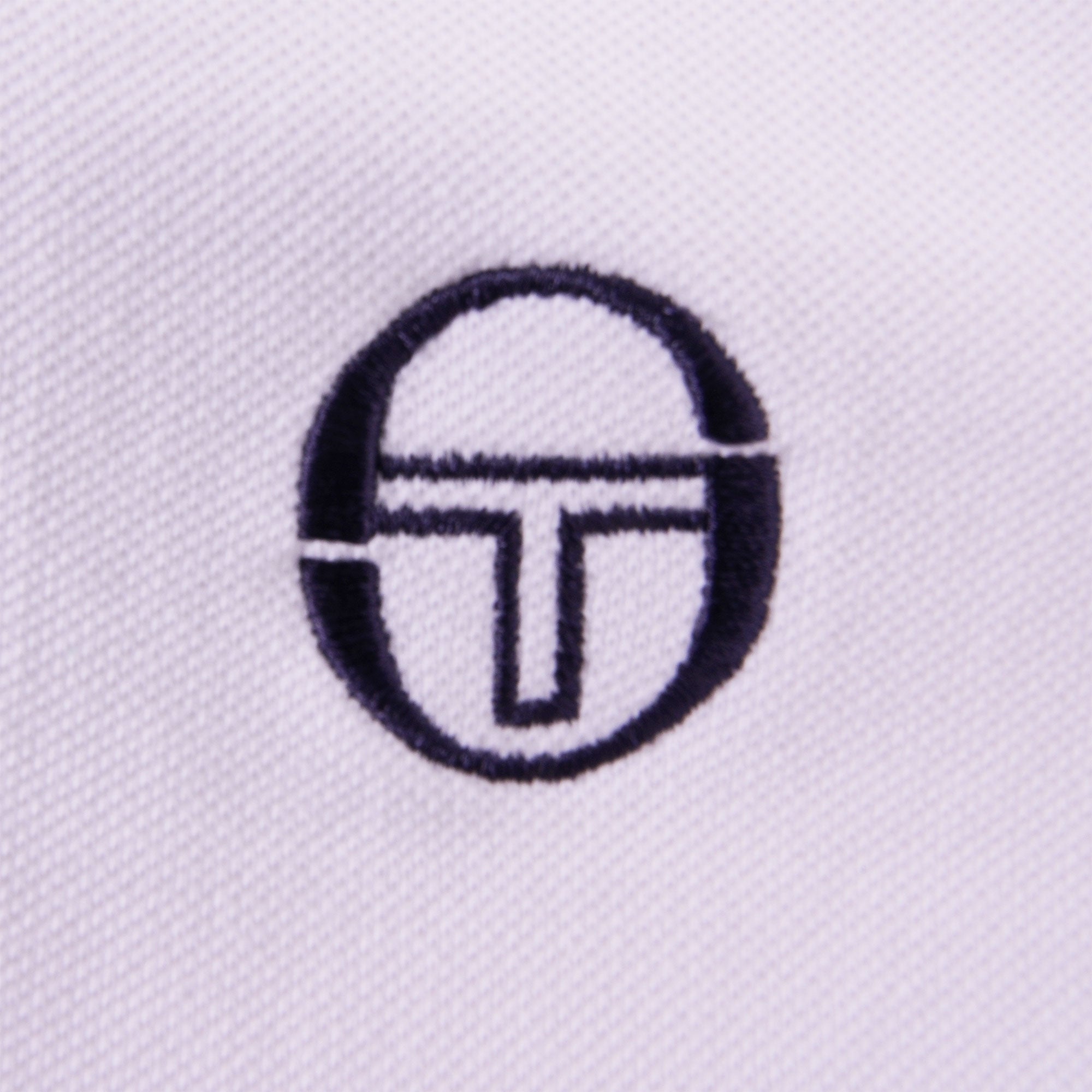 Sergio Tacchini Blow Polo Shirt - White/Palace Blue/Night Sky