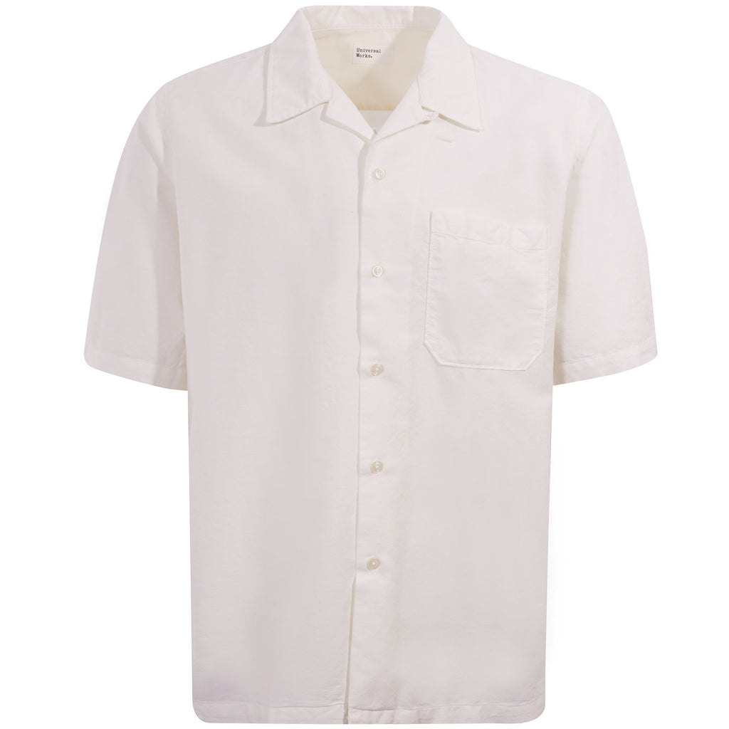 Universal Works Camp Shirt - Ecru Oxford