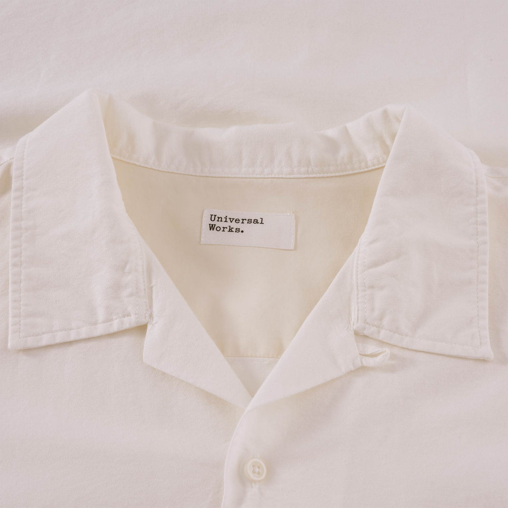 Universal Works Camp Shirt - Ecru Oxford