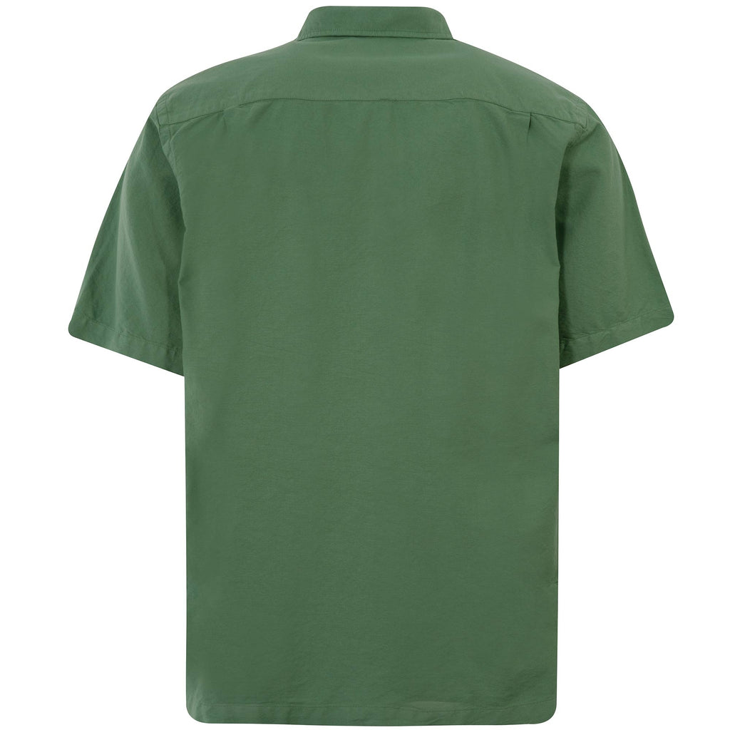 Universal Works Camp Shirt - Green Oxford