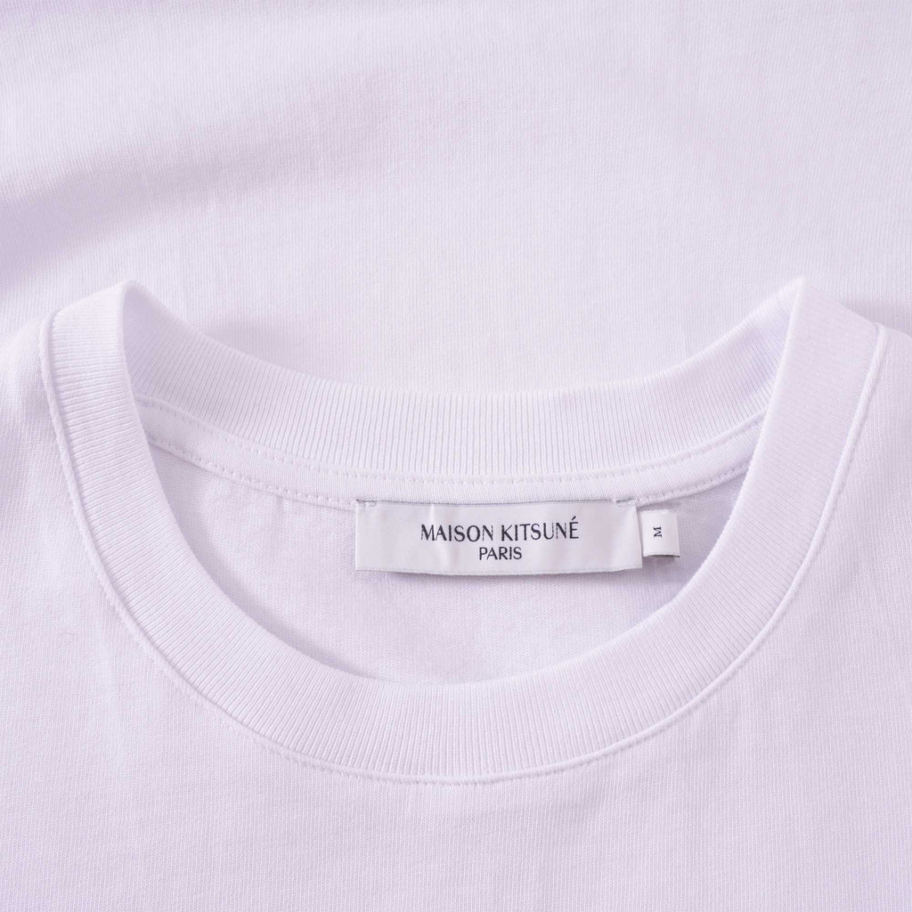 Maison Kitsune Mini Handwriting Classic T-Shirt - White