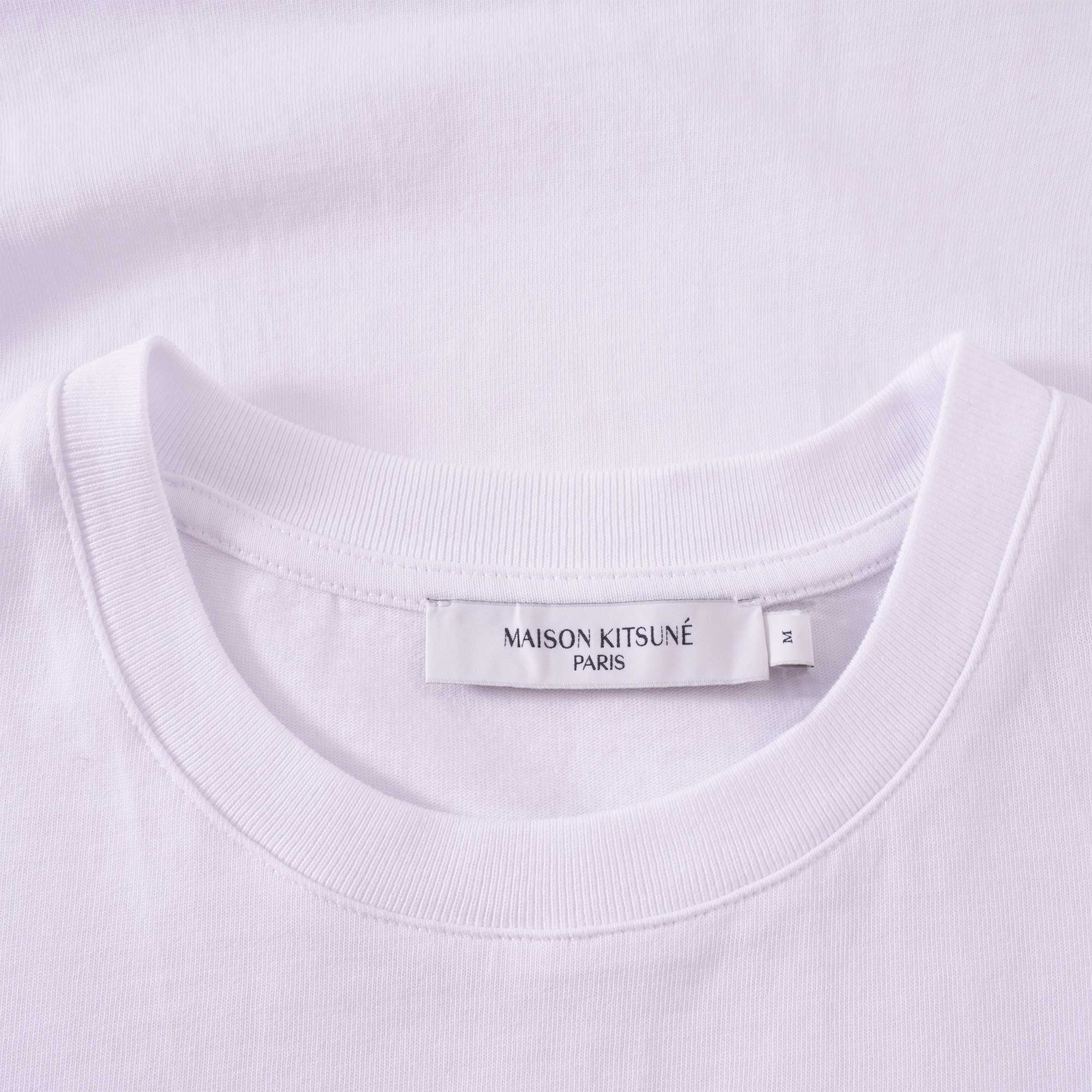 Maison Kitsune Mini Handwriting Classic T-Shirt - White