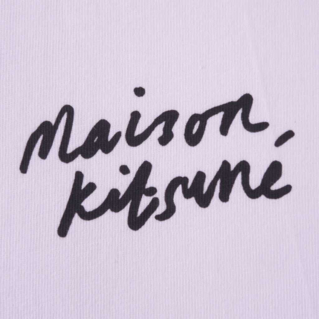 Maison Kitsune Mini Handwriting Classic T-Shirt - White